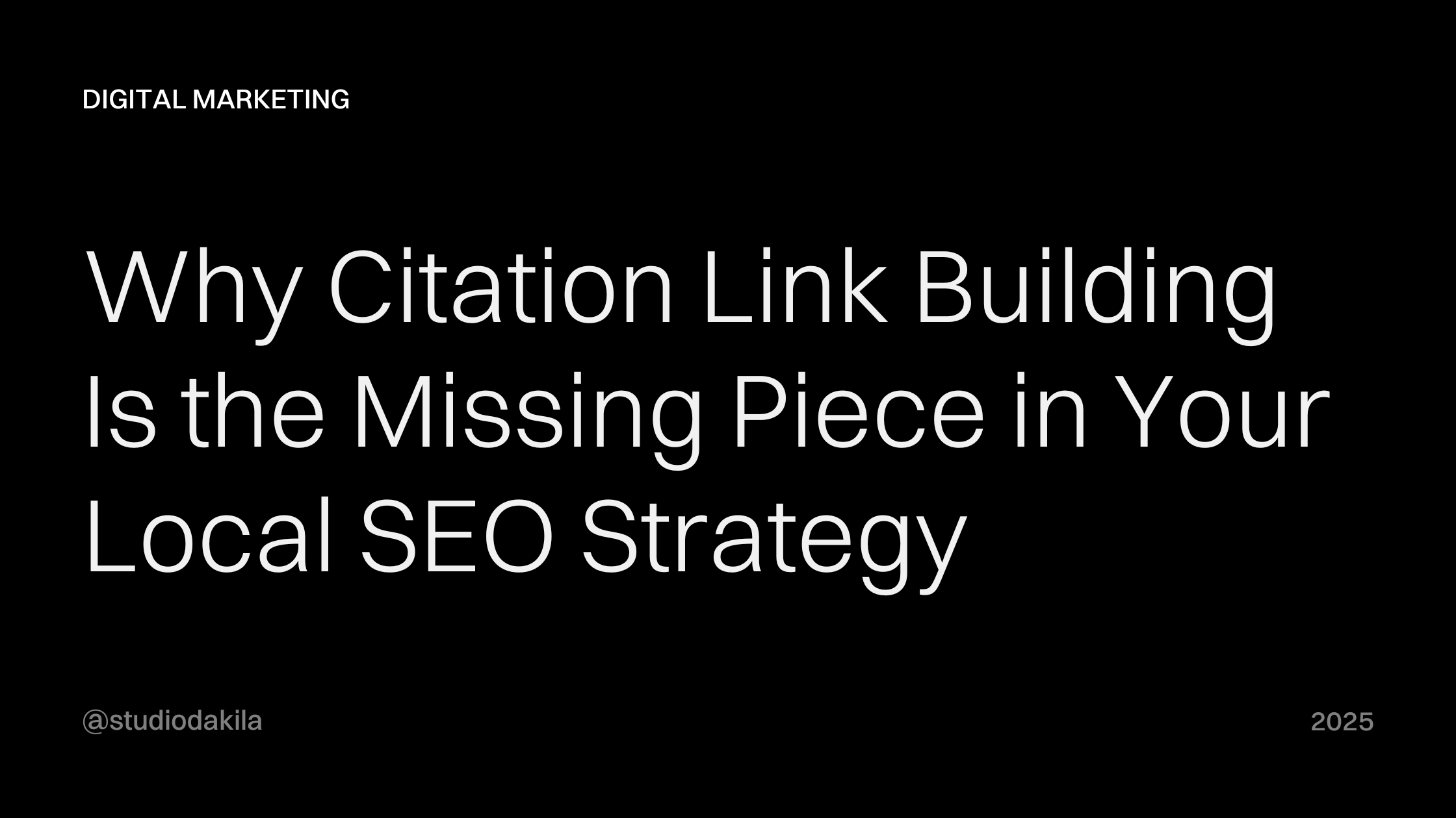 Why Citation Link Building Is the Missing Piece in Your Local SEO Strategy