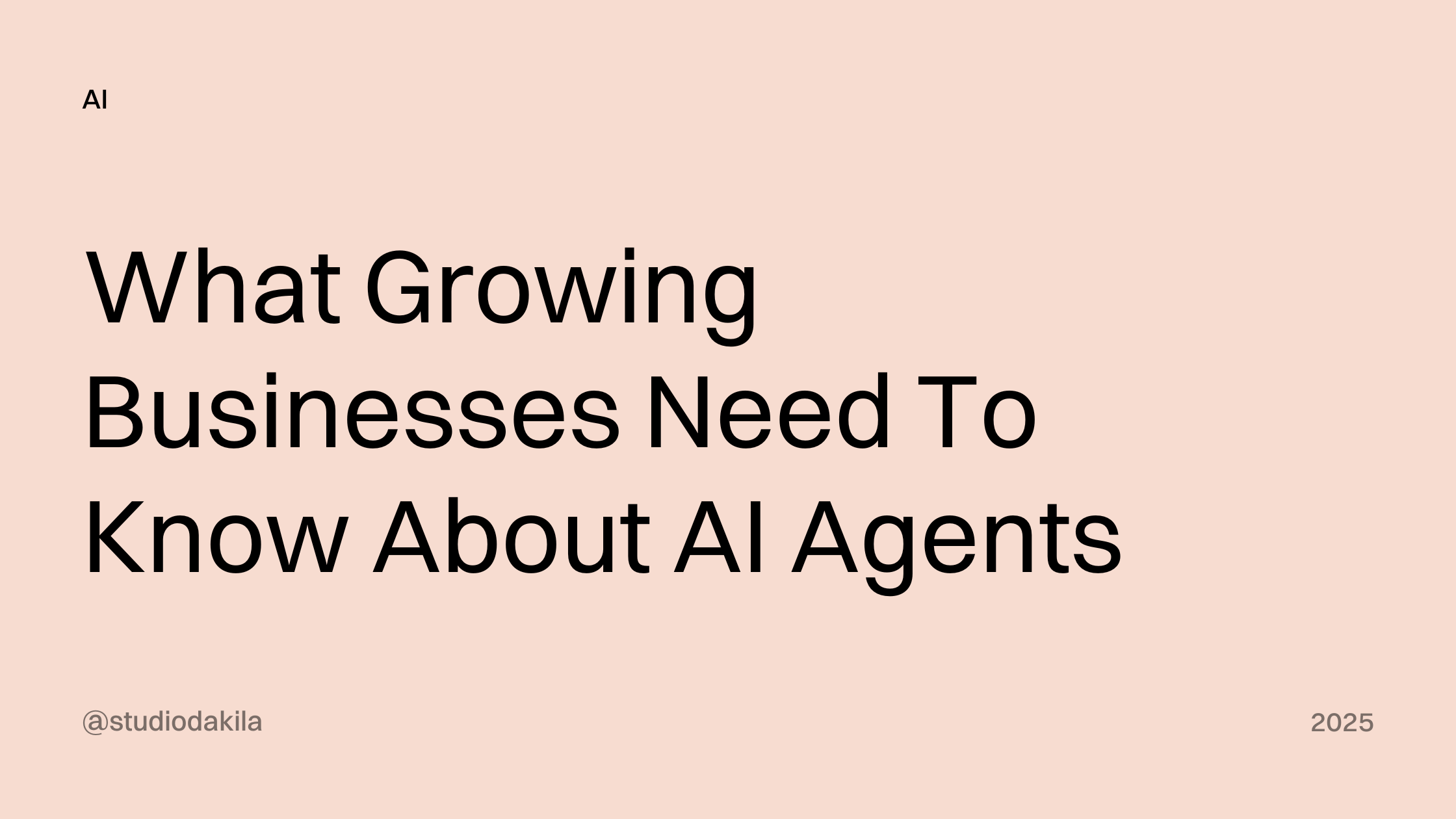 What Growing Businesses Need To Know About AI Agents
