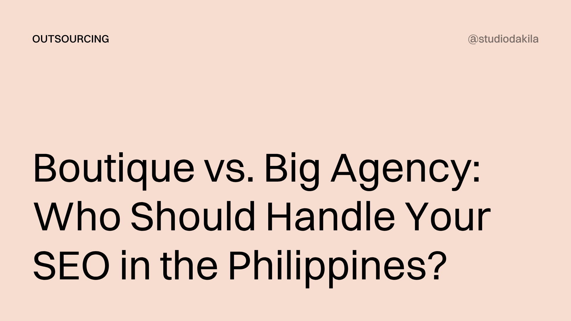 How to Choose a Design-Informed SEO and Conversion Rate Optimization Agency in the Philippines