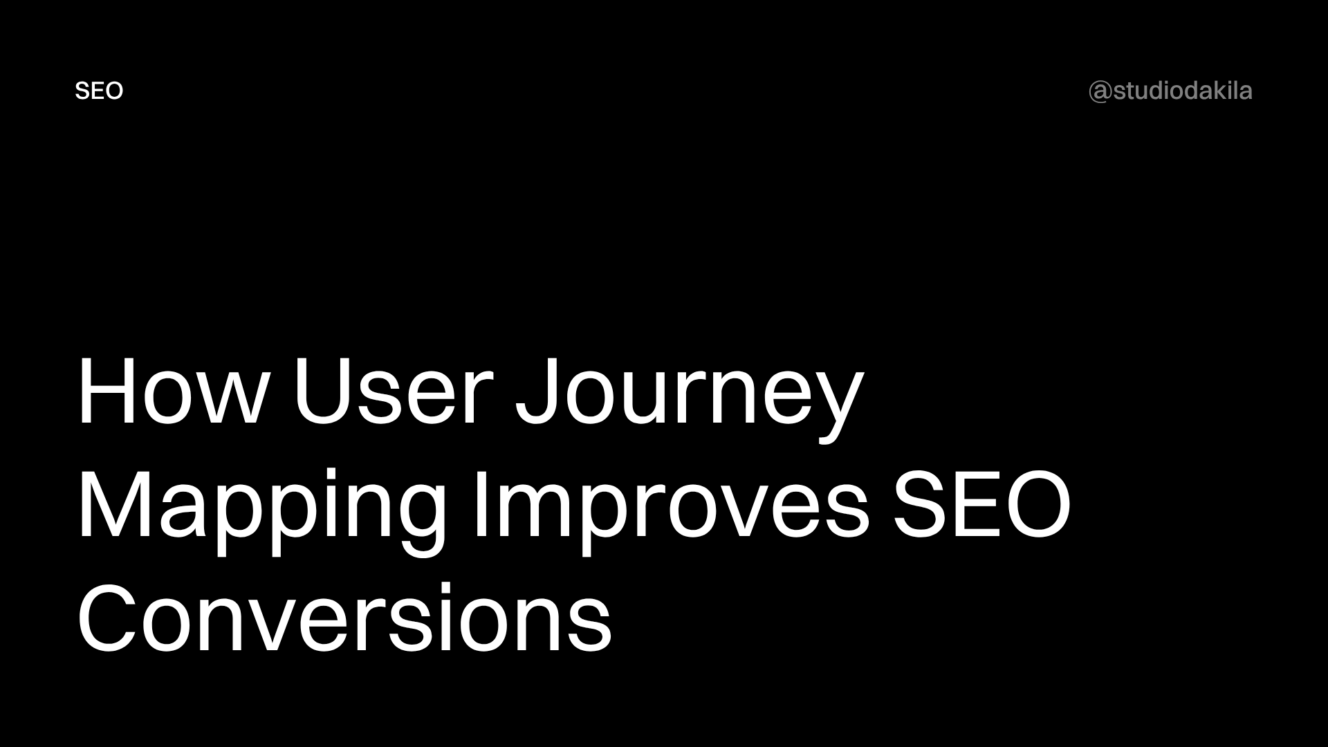 How User Journey Mapping Improves SEO Conversions